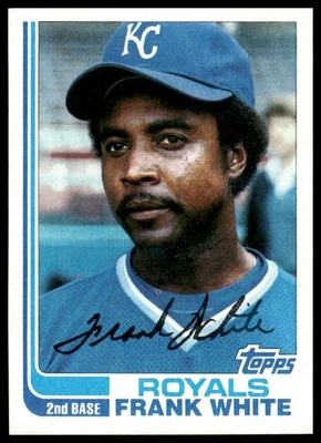 1982 Topps #645 Frank White Kansas City Royals NM+ - Image 1 of 2