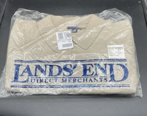 Lands End Field Khaki Microfiber Golf Jacket Sz XL NIP - Picture 1 of 4