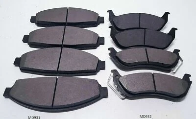 Pastillas de freno delanteras y traseras Lincoln Town Car 2003-2011 nuevas Foto 1 de 3