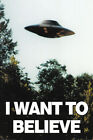 X-files - I Want To Believe - Akte X UFO Aliens TV Film Poster