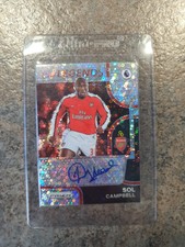 2022-23 Panini Prizm Premier League CLUB LEGENDS DISCO AUTO Sol Campbell