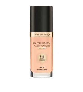 MAX FACTOR FACE FINITY FONDOTINTA 3IN1 SPF20 CON PRIMER E CORRETTORE 30ML - Imagen 1 de 5