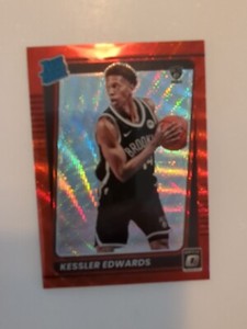 2021-22 NBA Donruss Optic Rated Rookie Kessler Edwards #154 Nets 90/99 Red RC 🔥