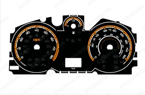Vauxhall Astra H/Zafira B VXR OPC Plain Dial Cards Gauges 8 Colours - Picture 1 of 8