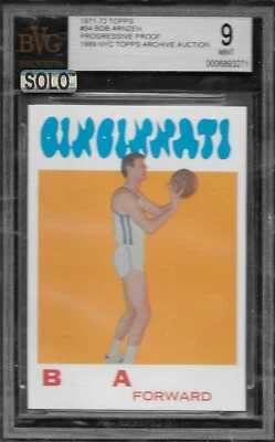 BVG 9 1971 TOPPS #94 BOB ARNZEN PROGRESSIVE COLOR PROOF  - Image 1 of 2