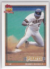 M) 1991 Topps Baseball Trading Card - Bobby Bonilla #750