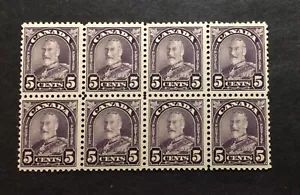 BroadviewStamps Canada #169a MNH VF block of 8. Flat press. CV$120 - Picture 1 of 2