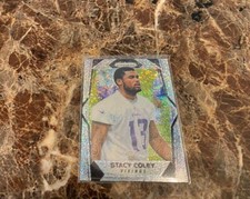 Stacy Coley 2017 Panini Prizm Prizms White Sparkle Refractor Card #240 Rookie RC