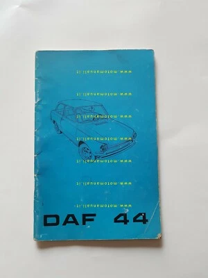 DAF 44 1969 manuale uso manutenzione libretto originale ITALIANO - Immagine 1 di 4