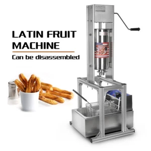 Máquina Comercial Manual Churros Fabricante Español de Donuts Churrera con Freidora 6L - Imagen 1 de 11