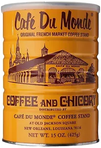 Cafe Du Monde Coffee Chicory, 15 Ounce Ground, Free Fast Shipping - Picture 1 of 9