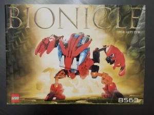 LEGO TECHNIC BIONICLE #8563 TAHNOK INSTRUCTION MANUAL ONLY - Picture 1 of 2