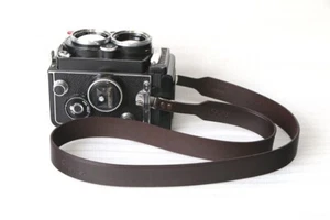 NUEVA Correa para el cuello de cuero genuino para Rolleiflex 2.8F 2.8E 3.5F 3.5E 3.5T 2.8GX 2.8FX - Imagen 1 de 8