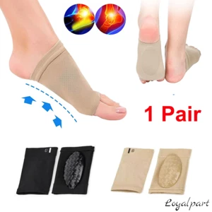 Almohadilla de gel para fascitis plantar soporte de arco de compresión manga tobillo pie urdimbre - Imagen 1 de 11