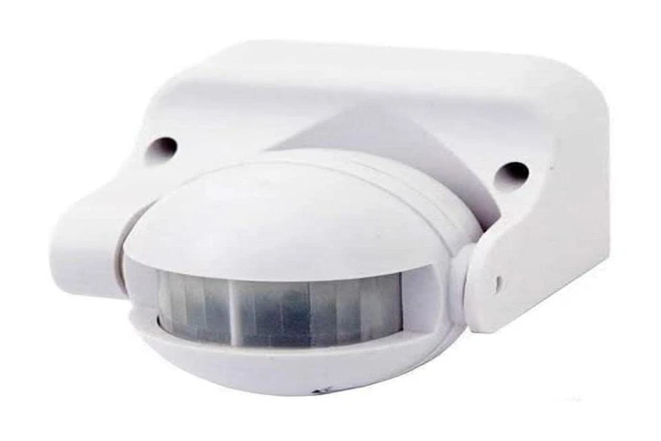 Détecteur de Mouvement 180° LED Blanc - Photo 1/1