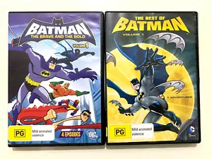 Batman Bundle DVD Animation Series Region 4 The Best of Batman Brave & Bold VGC - Picture 1 of 4