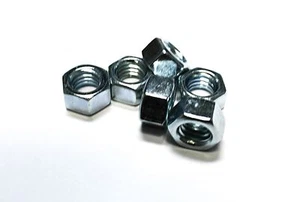 (500) 3/8"-16 tuercas hexagonales - grado 2 - zinc - Imagen 1 de 2