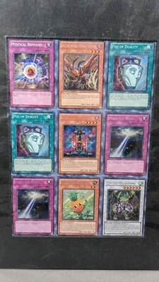 Duelist Revolution Secret Rare Pot Of Duality Uncut Sheet 3x3 YCS YuGiOh Stygian - Image 1 of 4