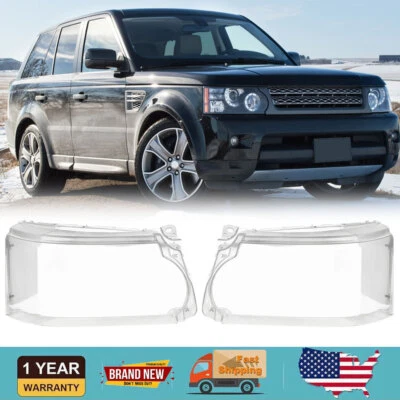 Capa de lente de farol para Land Rover Range Rover Sport 2010-2013 par de abajur - Imagem 1 de 4