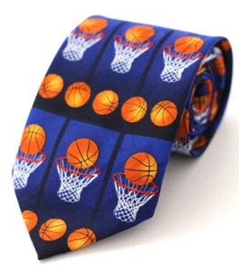Steven Harris Necktie Basketball Hoops Coach Player Fan - Picture 1 of 4