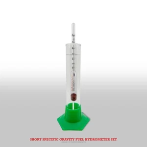 Specific Gravity Fuel 6" Hydrometer w/Test Jar & Reusable Custom Box - Picture 1 of 1
