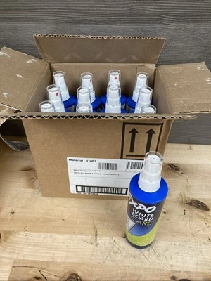 Paquete de 12 spray de limpieza de pizarra blanca de borrado en seco EXPO, 8 oz. Cada nuevo Foto 1 de 4