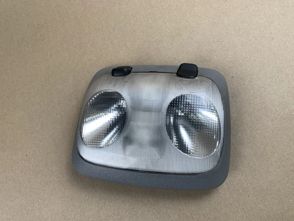1991-2001 Ford & Mercury Gray Overhead Center Dome Roof Map Light - Image 1 of 4