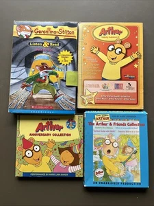 Geronimo Stilton/Marc Brown Arthur Children’s Audio Books on CD Lot, 16 Total! - Picture 1 of 11