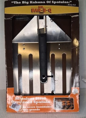  Mr. Bar-B-Q (Espátula Dobrável Oversized) Para Hambúrgueres, Pizza, & Costelas!! Novo na Caixa - Imagem 1 de 4