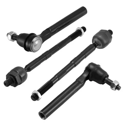 4PCS Tie Rod Kit Front Inner Outer for 2007-2010 H3 Hummer 3.7L l5 ES800762 - Image 1 of 4
