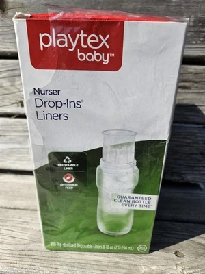 Вкладыши Playtex Nurser 8 унций -10 унций 100 штук подача против колик  - Изображение 1 из 4