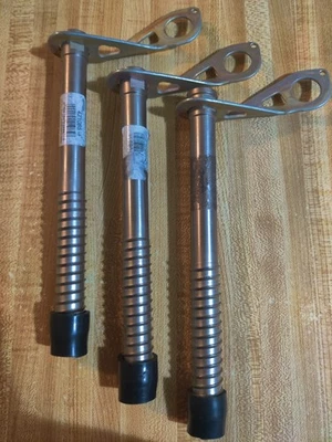 Juego de 3 tornillos de hielo de acero Ushba Foto 1 de 4