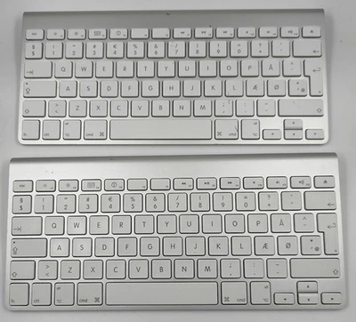 Lot of 2 Apple Keyboards A1314 - For Parts - Image 1 of 4