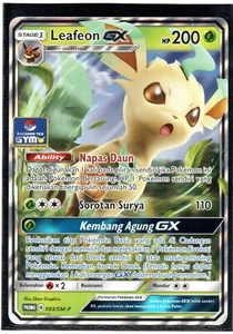 Pokemon Indonesian Leafeon GX 093/SM-P TCG Gym Season 3 Promo US Seller NM - Picture 1 of 2