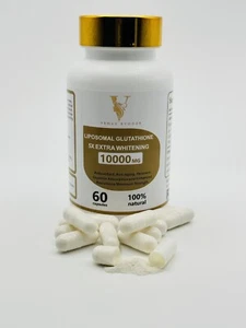 2 BOTTLES Glutathione W/Collagen 10000mg For Men And Women 5x Extra Whitening - Picture 1 of 7