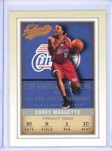 2001-02 Fleer Authentix Front Row Parallel #15 Corey Maggette Clippers /100 - Picture 1 of 3