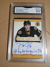 2012-13 Panini Social Signatures Bruins Tyler Seguin GMA 8.5 W/ FREE SHIPPING