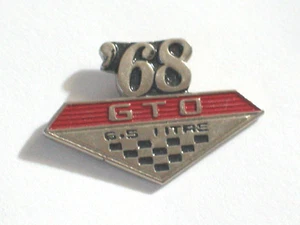1968 Pontiac GTO Pin ,  Badge  Auto Pin  (**) - Picture 1 of 3