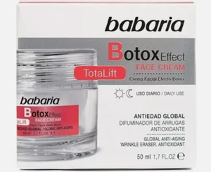 Babaria Botox Effect Cream Facial Totalift 50ml Smooths Wrinkles Relaxes Face UK - Picture 1 of 4