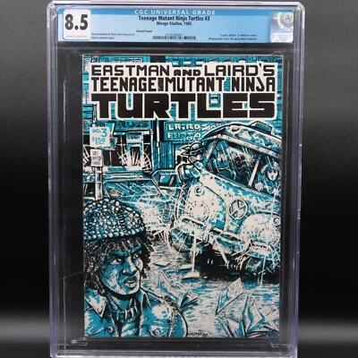 Teenage Mutant Ninja Turtles #3 - 🔑 Variant Cover - EXTREMELY RARE  -CGC GRADED - Image 1 of 2