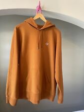 Coach Signature Men's Hoodie Sweater Burnt Orange Size XL (C6376)