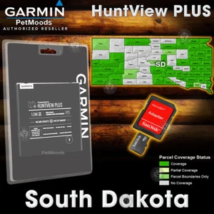 Garmin HuntView PLUS Karte SOUTH DAKOTA - microSD Birdseye Satellitenbilder 24K - Bild 1 von 7
