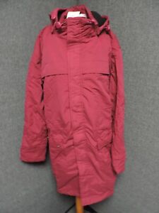 Cotton Traders Fleece Lined Coat Wild berry UK large LN029 VV 03