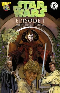 STAR WARS EPISODE 1 THE PHANTOM MENACE #1/2 NM- 1999 DHC/WIZARD w/Certificate - Picture 1 of 6