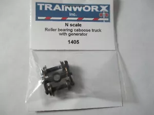 Trainworx # 1405 Rollenlager Begleitwagen mit elektrischer Abholung mit Generator - Bild 1 von 3