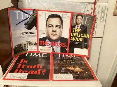 Time Magazine Trump Chris Christie Mark Rubio 2013 2016 2017 Topics and Covers - Image 1 of 4