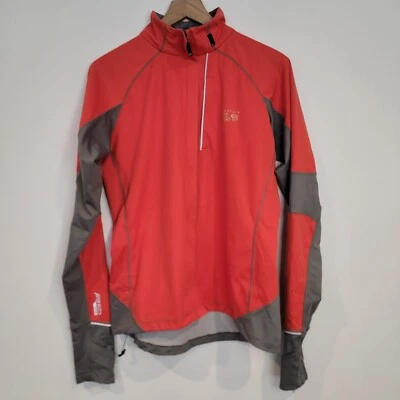 Chaqueta Mountain Hardwear Red Air Shield Cremallera Completa Talla Grande Senderismo Correr B0805 Foto 1 de 4