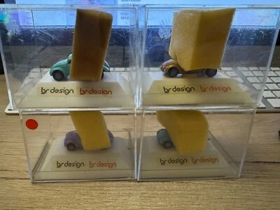 4 X VW MAGGIOLINO BS DESIGN 1:87 NUOVO - Immagine 1 di 4