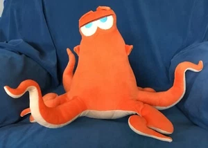 Disney Finding Dory Hank the Octopus Plush Large Size 12x24 Orange Squid Nemo - Picture 1 of 6