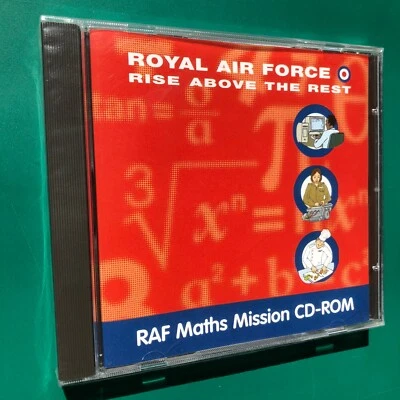 Royal Air Force MATHS MISSION Educational CD-ROM Rise Above The Rest RAF SEALED - Image 1 of 4